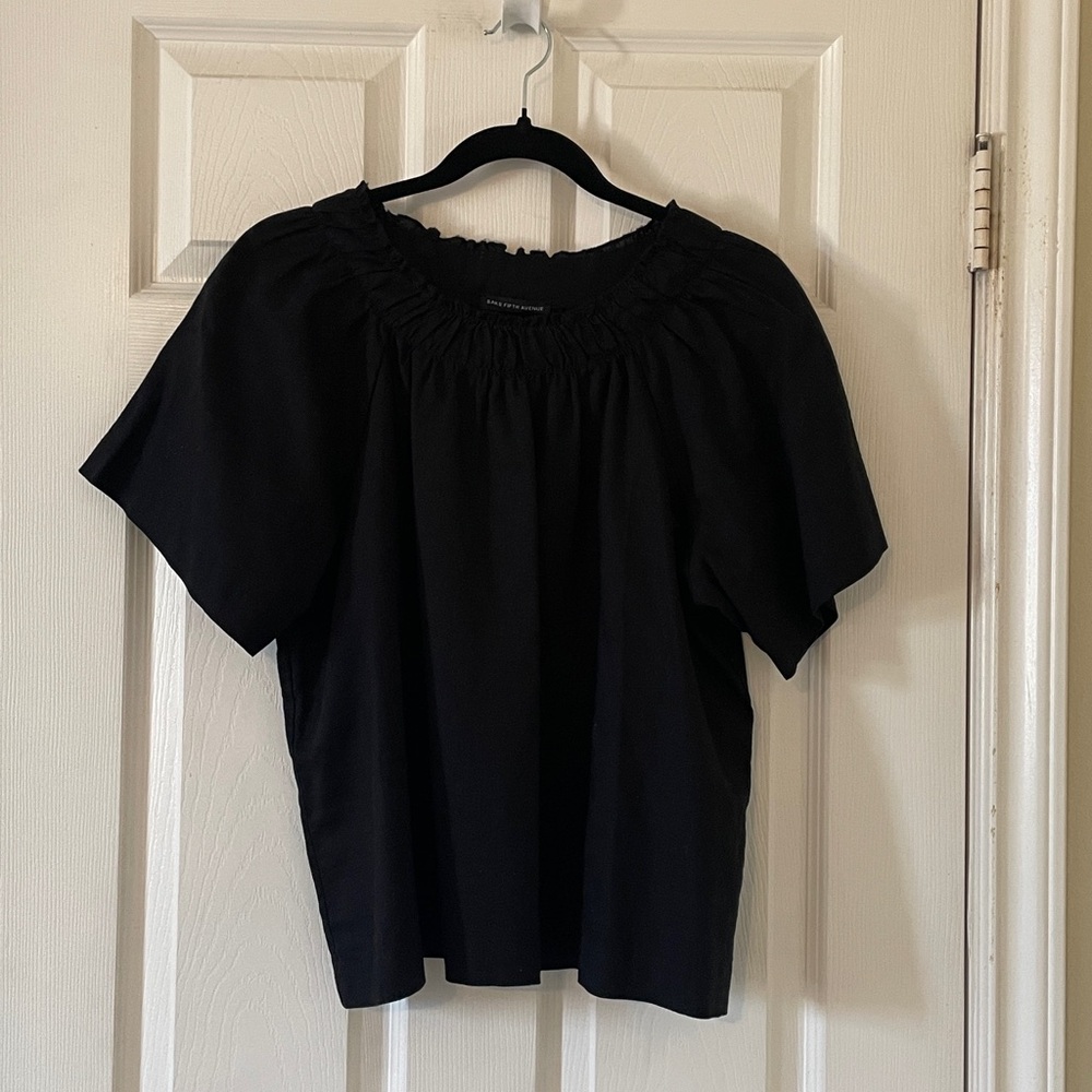Saks Fifth Avenue Linen Top